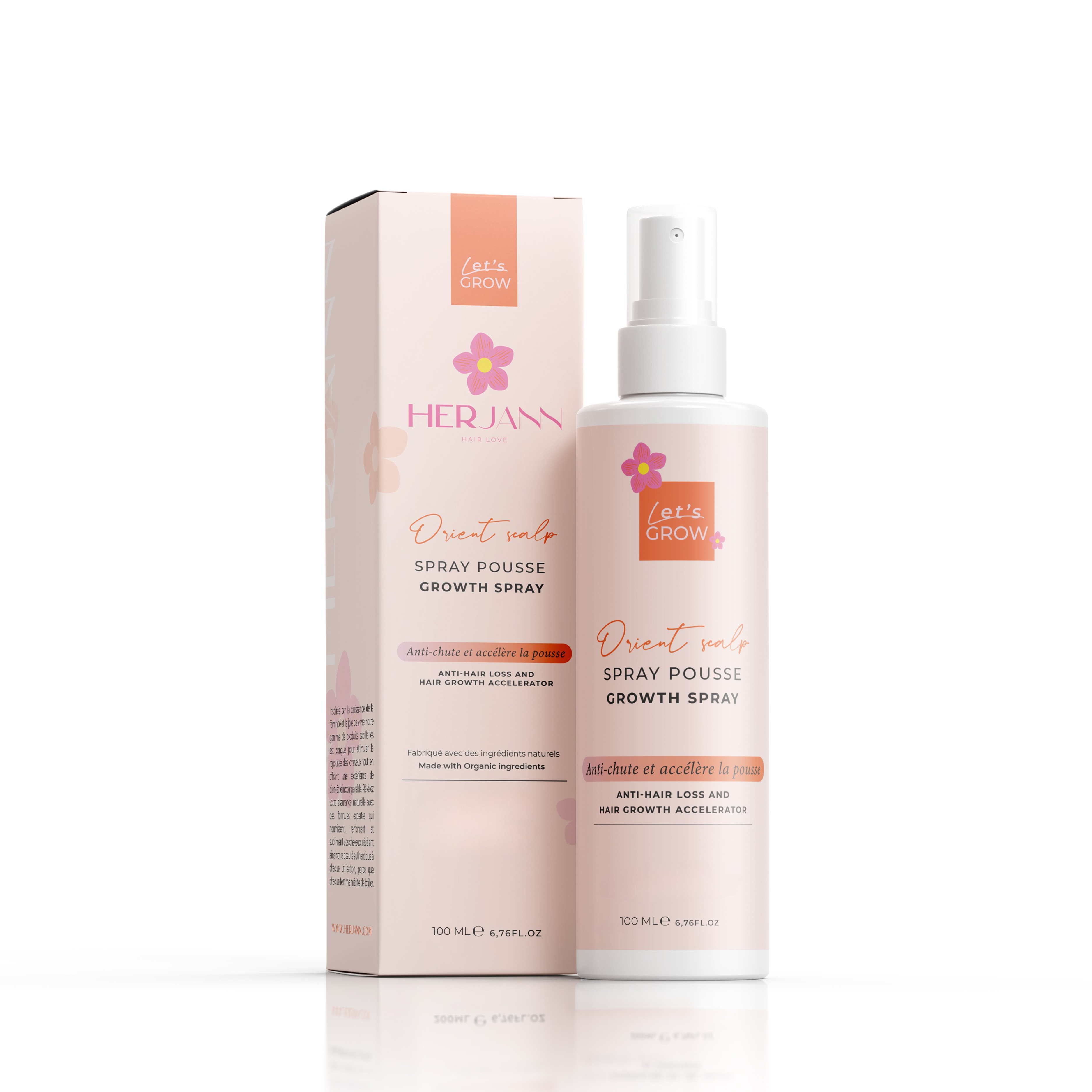 Spray anti-chute et pousse