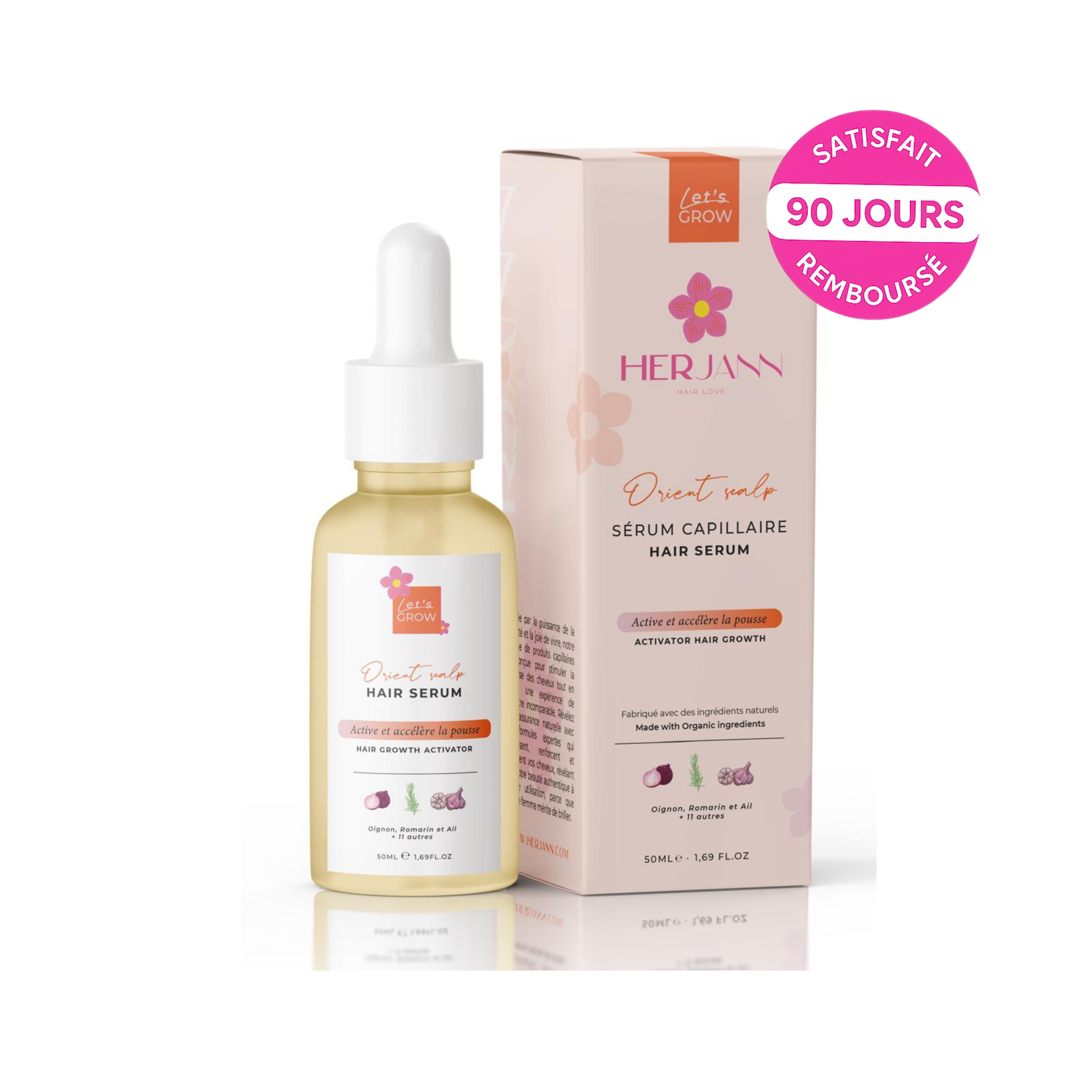 Grow serum - anti-chute, extrême pousse et densité