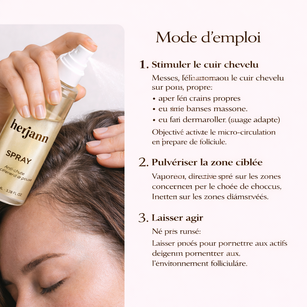 Spray Herjann Fortifiant et Anti-chute