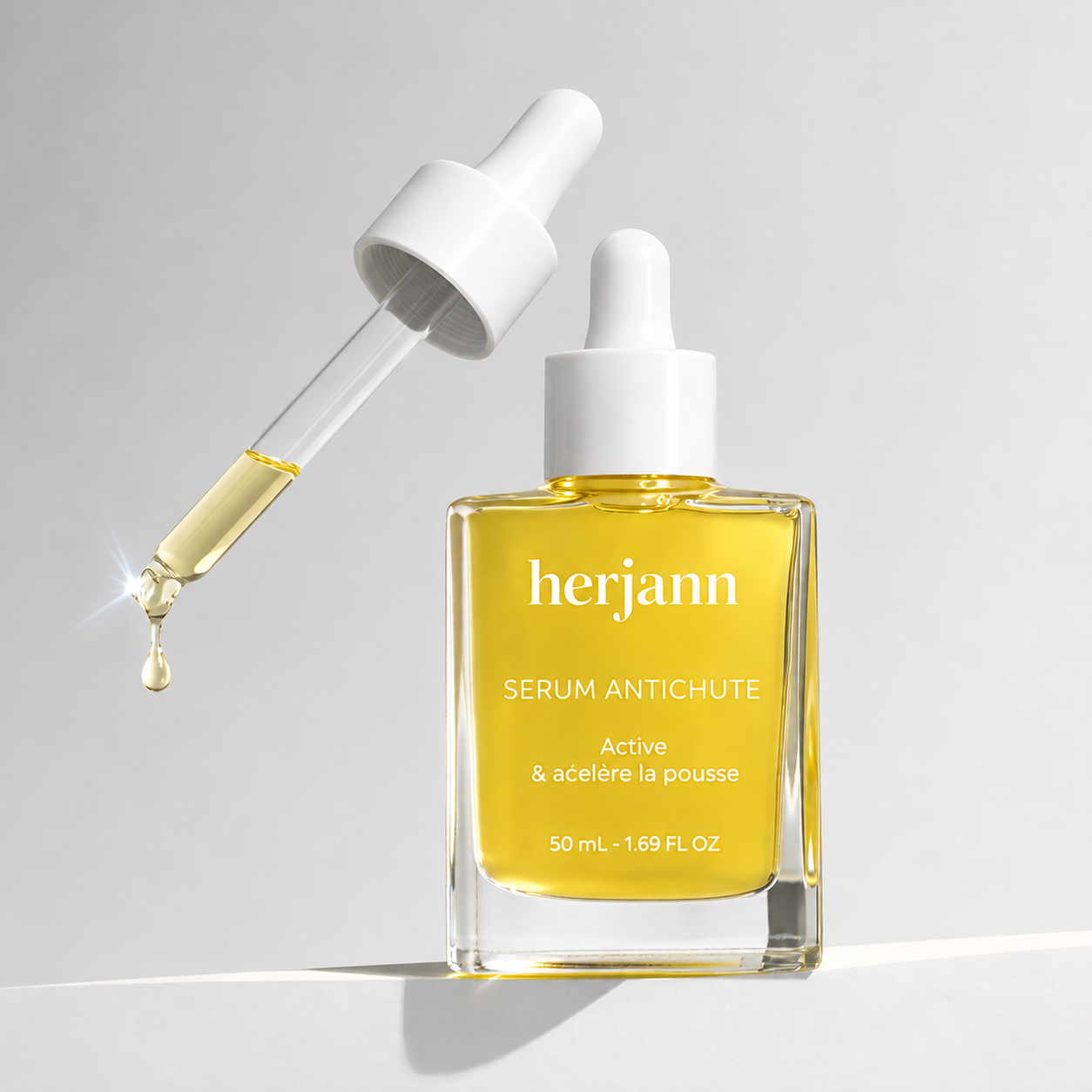 Grow Sérum Herjann – Sérum Anti-Chute et Fortifiant Cuir Chevelu 50 ml