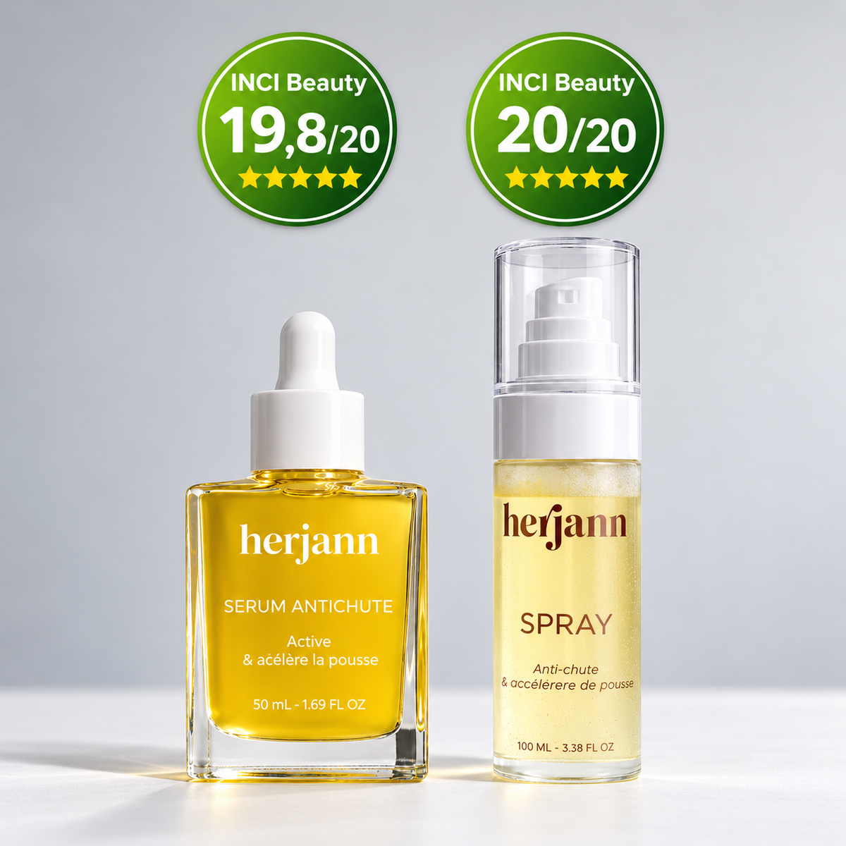 Grow Sérum Herjann – Sérum Anti-Chute et Fortifiant Cuir Chevelu 50 ml